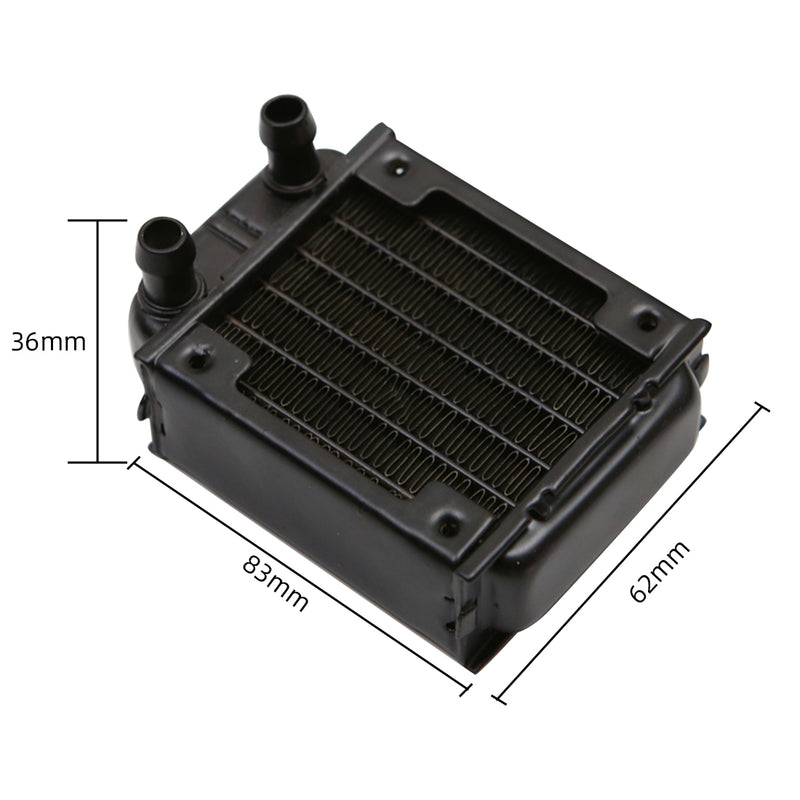 60mm Water Cooling Radiator for CISON FL4-175 Engine Model - EngineDIY