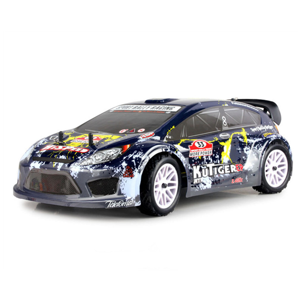 HSP 94118 1:10 4WD Electric Brushed High Speed Off-road Rally Racing 2.4G Wireless RC Model Car - RTR Version (Car Shell in Random Color) - enginediy