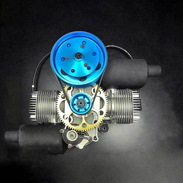 DLE Engines DLE 200CC Twin Cylinder Gas RC Aircraft Engine for Paramotor and UAV - enginediy