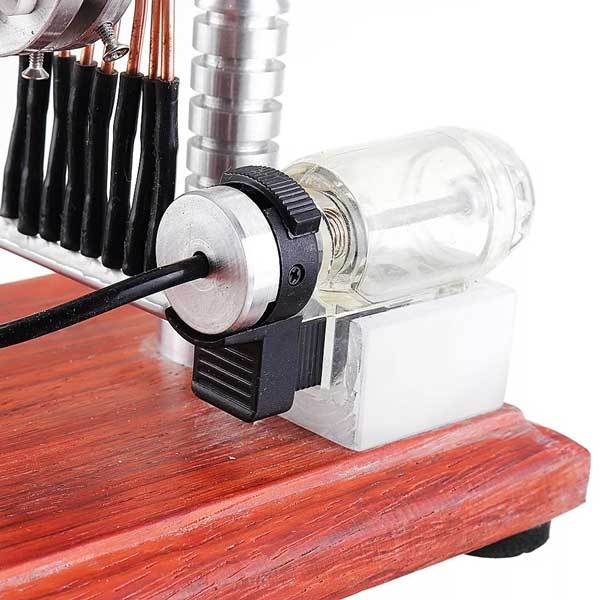 16 Cylinder Stirling Engine with Quartz Tube Collection Gift for Engineer-Upgrade - enginediy