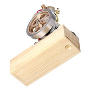 Vertical Hit and Miss Engine Metal IC Engine with Hand Start Device Gift Collection - Enginediy - enginediy