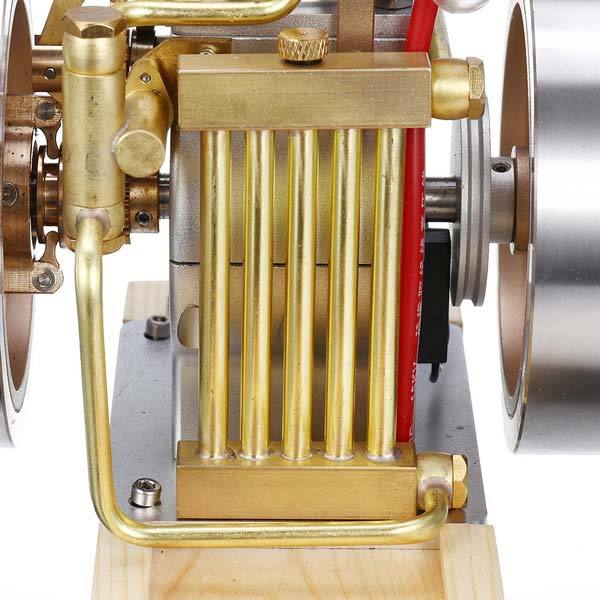 Vertical Hit and Miss Engine Metal IC Engine with Hand Start Device Gift Collection - Enginediy - enginediy