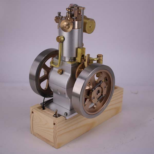 Vertical Hit and Miss Engine Metal IC Engine with Hand Start Device Gift Collection - Enginediy - enginediy