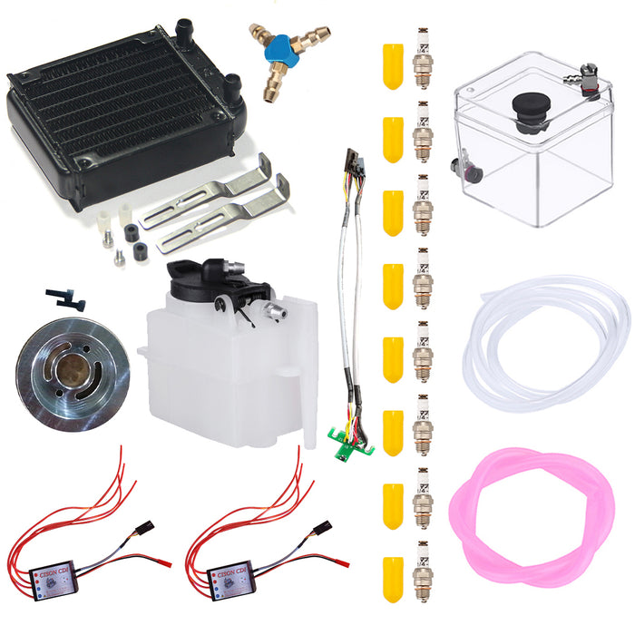 Start Ignition and Water Cooling Kit for HOWIN & TOYAN V8 Engine FS-V800 Engine - TOYAN Original