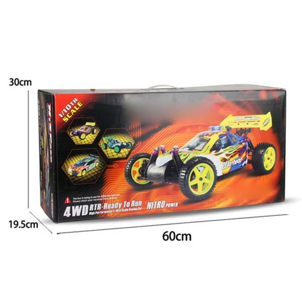 HSP 94166 RC Car 1/10 Scale 4WD Nitro Gas Powered Off-Road Buggy Truck Vehicle - enginediy