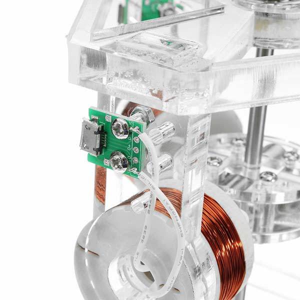 Hall Effect Sensor 3 Coil Magnetic Levitation Motor Brushless Motor Science Toy Gift - enginediy