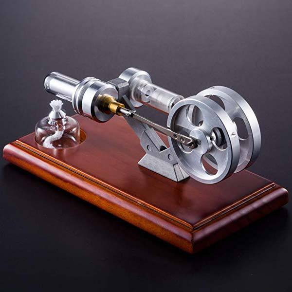 Hot Air Stirling Engine External Combustion Engine Motor Model Education Toy Electricity Power - Enginediy - enginediy