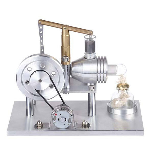 Hot Air Stirling Engine Kit Electricity Generator with Colorful LED and Bulb - Enginediy - enginediy