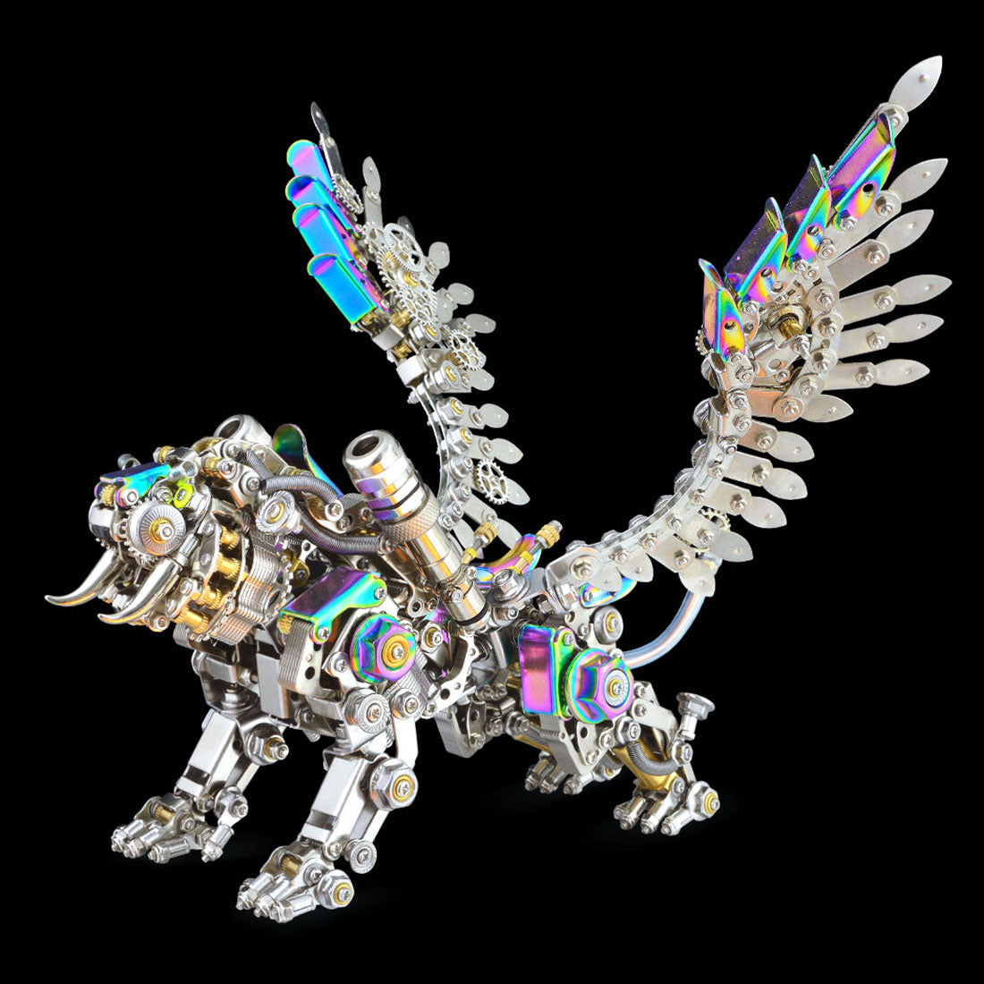 Tiger Wing 3D-Metall-Modellbausatz, Zubehör für Bengaltiger, Säbelzahntiger