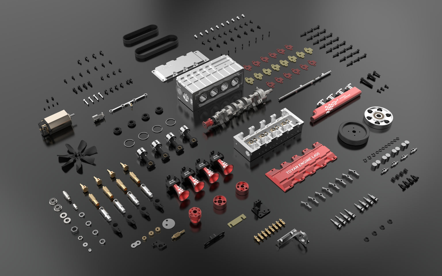 4 Cylinder Engine - Build Your Own 4-Cylinder Engine Model Kit That ...