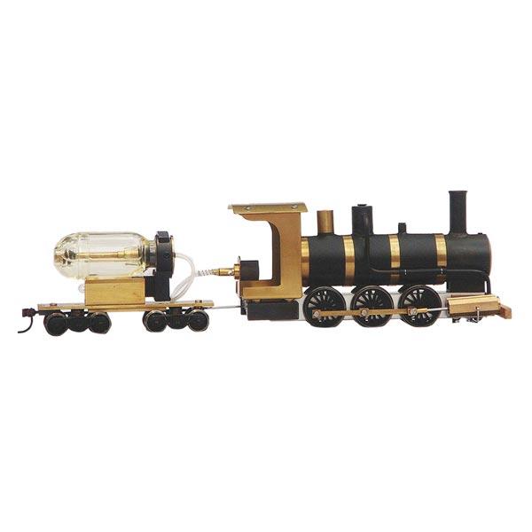 Live Steam Locomotive Model Train Engine 1:87 Ho Scale with Steam Engine Boiler Fuel Tank Track - enginediy