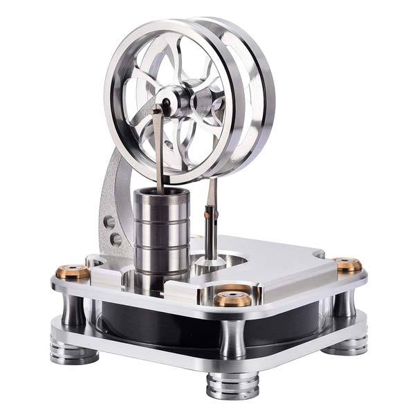 Low Temperature Stirling Engine Stainless Steel Engine Model Toy for Intelligence Development - enginediy