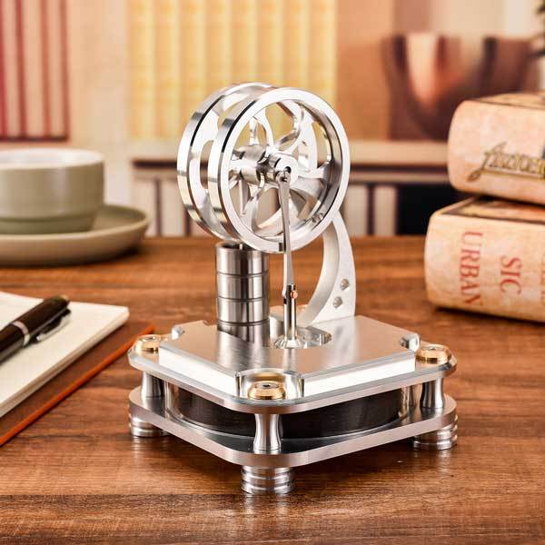 Low Temperature Stirling Engine Stainless Steel Engine Model Toy for Intelligence Development - enginediy