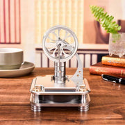 Low Temperature Stirling Engine Stainless Steel Engine Model Toy for Intelligence Development - enginediy