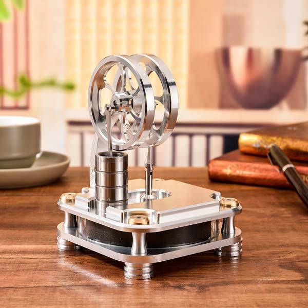 Low Temperature Stirling Engine Stainless Steel Engine Model Toy for Intelligence Development - enginediy
