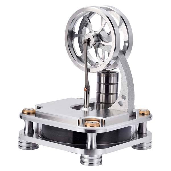 Low Temperature Stirling Engine Stainless Steel Engine Model Toy for Intelligence Development - enginediy