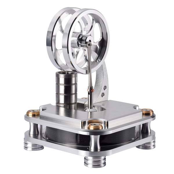 Low Temperature Stirling Engine Stainless Steel Engine Model Toy for Intelligence Development - enginediy