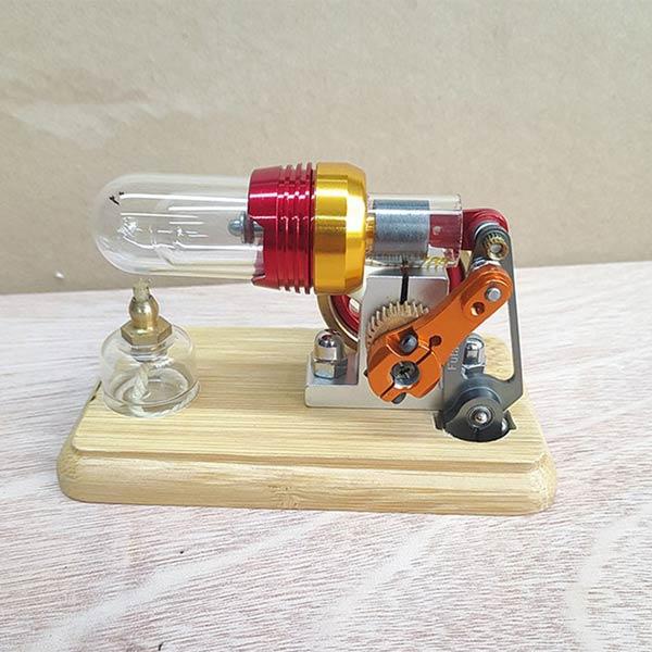 Mini Hot Air Stirling Engine Motor Model External Combustion Engine Educational Toy Kit - enginediy