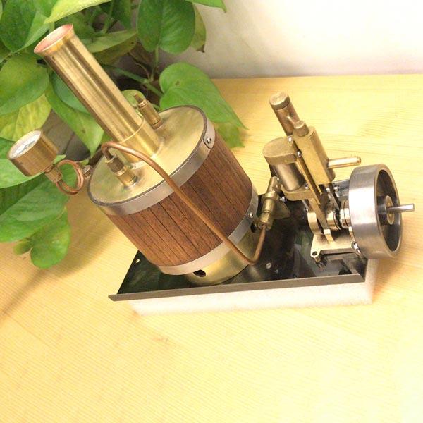 Mini Steam Engine Model Kit  Set with Steam Engine Boiler and Base - Enginediy - enginediy