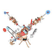 V2 Car Engine Assembly Kit Full Metal VTwin 2 Cylinder Engine Build Kit Gift for Collection (217pcs) - enginediy