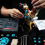 V2 Car Engine Assembly Kit Full Metal VTwin 2 Cylinder Engine Build Kit Gift for Collection (217pcs) - enginediy