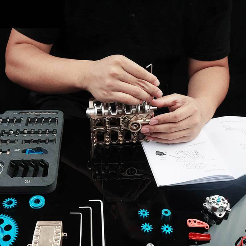 TECHING Engine Model Kit | V8 Engine | Build Your Own Engine - EngineDIY