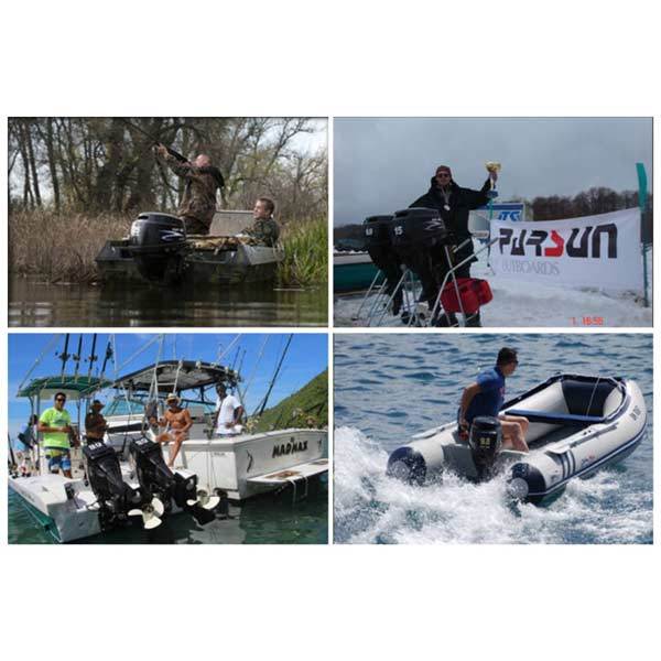 Parsun Outboard Motor, 2 Stroke 4.8Hp 75cc Water-cooled Boat Engine Outboard Boat Motor - enginediy