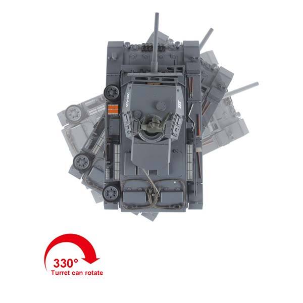 RC Tanks that Shoot BBS German III L Battle Tank with Smoke & Sound EngineDIY