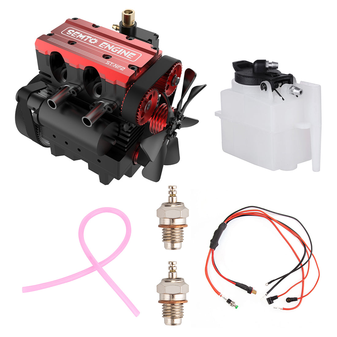 Model Engine Starting Kit OTTO & TOYAN FS-L200AC SOHC 4 Stroke Nitro Engine Model Kit -EngineDIY