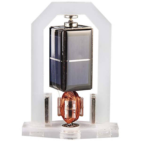 Solar Magnetic Levitation Model Levitating Mendocino Motor Educational Model Vertical Stand - Enginediy - enginediy