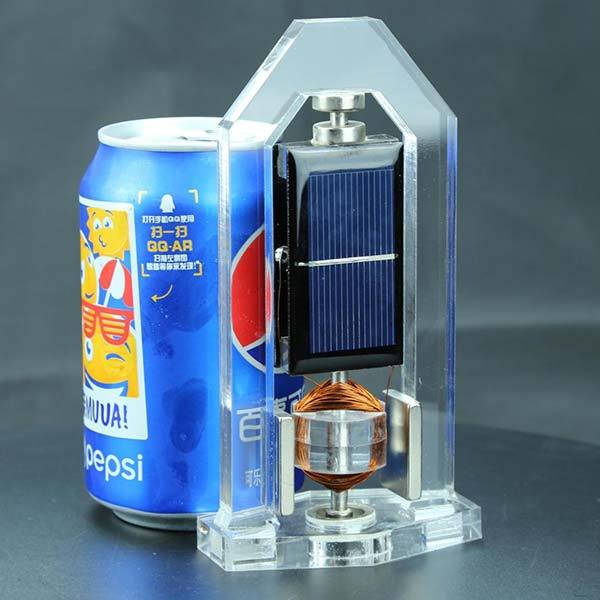 Solar Magnetic Levitation Model Levitating Mendocino Motor Educational Model Vertical Stand - Enginediy - enginediy