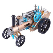 Steam Car Engine Assembly Kit Full Metal Car Engine DIY Build Kit for Gift Collection - enginediy