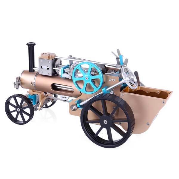 Steam Car Engine Assembly Kit Full Metal Car Engine DIY Build Kit for Gift Collection - enginediy
