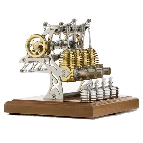 Stirling Engine Kit 4 Cylinder Assembly Stirling Engine DIY Kit for Gift Collection Enginediy - enginediy