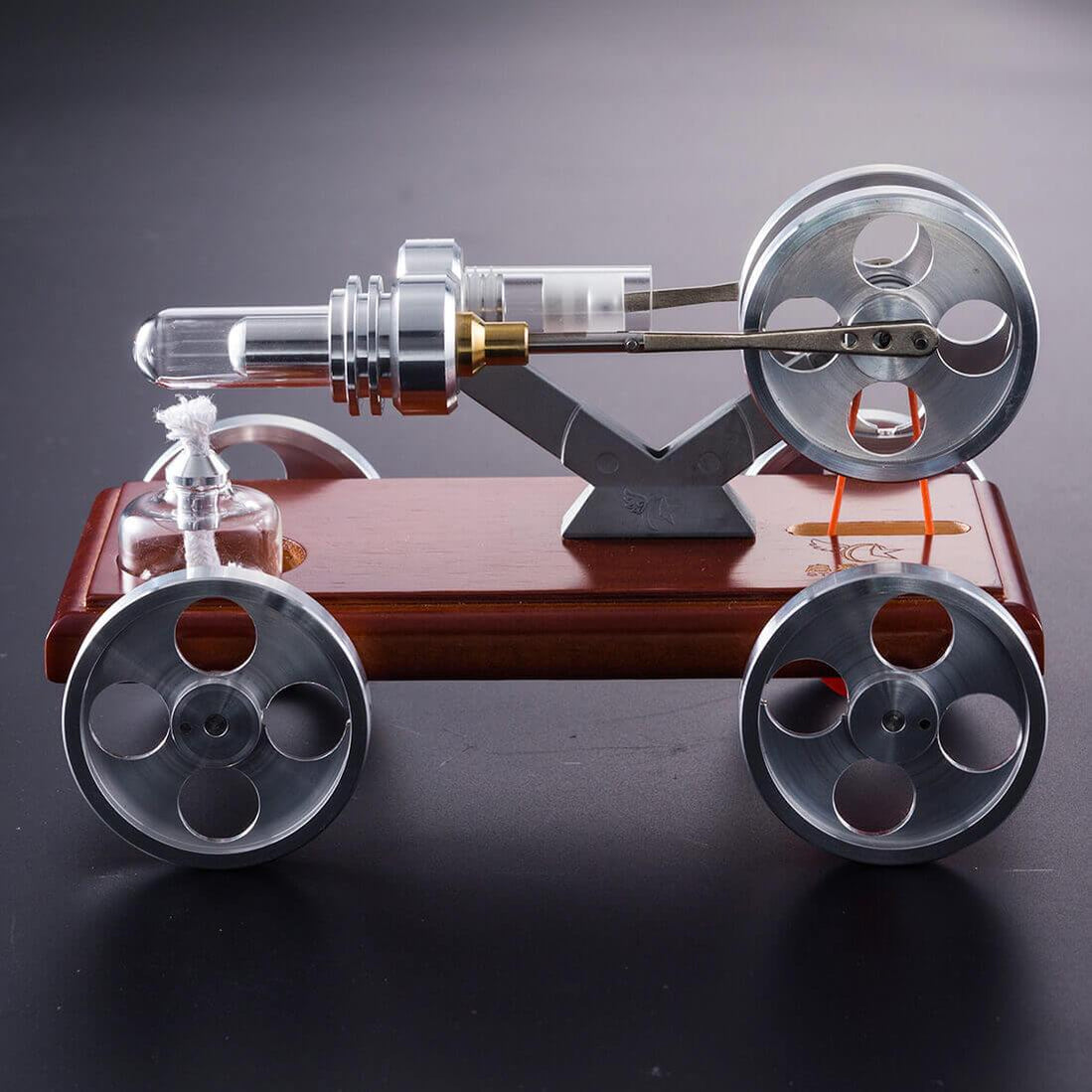 Stirling Engine Car Model DIY Stirling Engine Vehicle Kit Enginediy