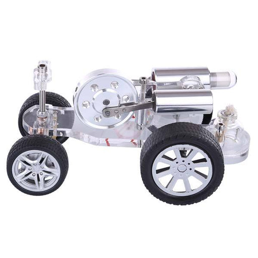 Stirling Engine Car Motor Model with Steering Science Educational Toy Enginediy - enginediy