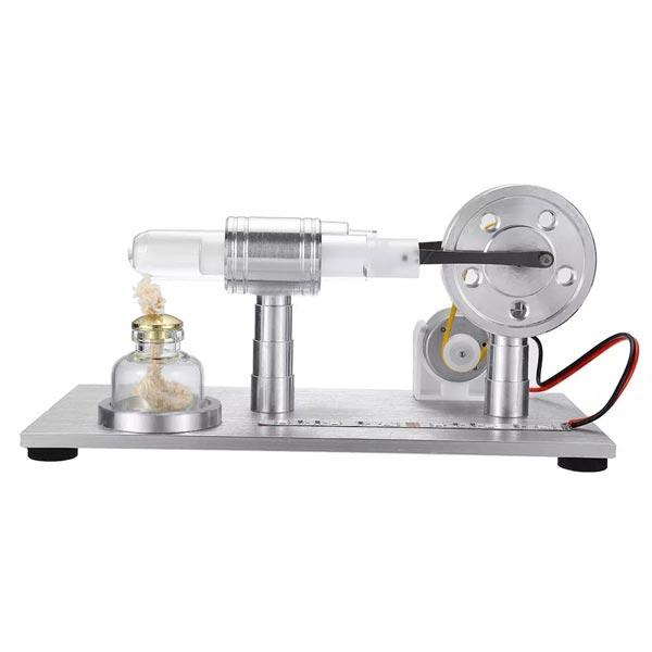 Stirling Engine Electricity Generator with Colorful Row of Light Stirling Engine Motor Model Gift for Collection - Enginediy - enginediy