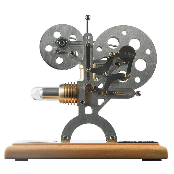 Stirling Engine Kit Nostalgic Film Projector Design External Combustion Engine Model - enginediy
