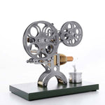 Stirling Engine Kit Unassembled Retro Film Projector Engine Kit - EngineDIY