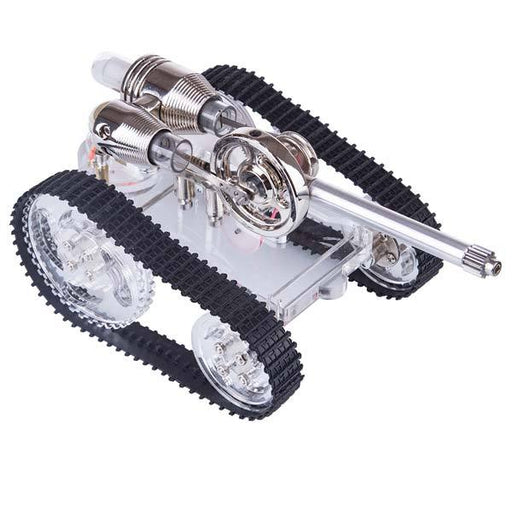 Tank Stirling Engine Car Motor Model External Combustion Engine Toy Gift - Enginediy - enginediy