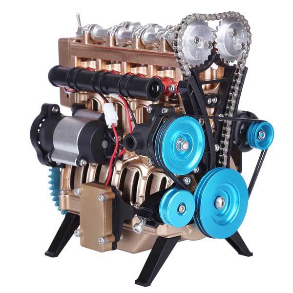 Teching Engine Kit | Teching 4 Cylinder Car Engine Assembly Kit Gift ...