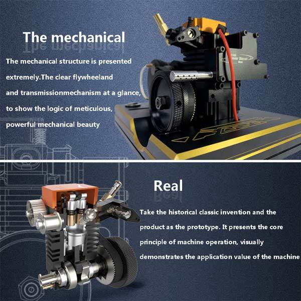 Toyan Engine FS-S100 4 Stroke RC Engine Kit Set with Toyan Base (All Start Kit Included) - enginediy
