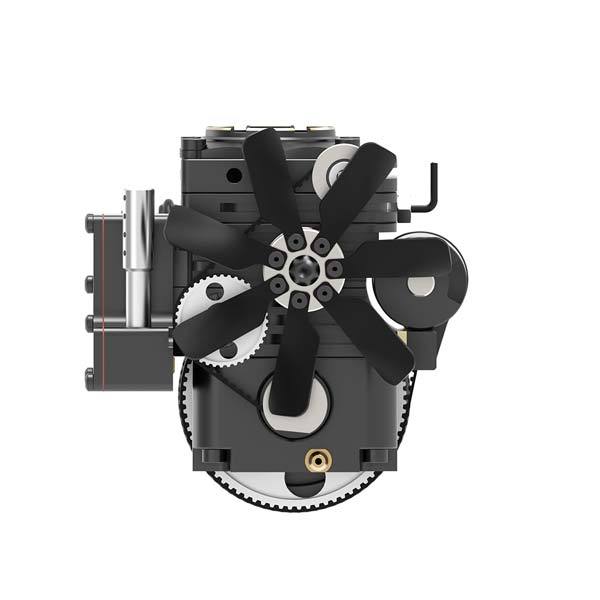 Toyan Engine FS-S100AT Transparent Nitro-Methanol Gasoline RC Engine - enginediy