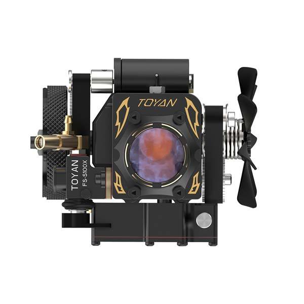 Toyan Engine FS-S100AT Transparent Nitro-Methanol Gasoline RC Engine - enginediy