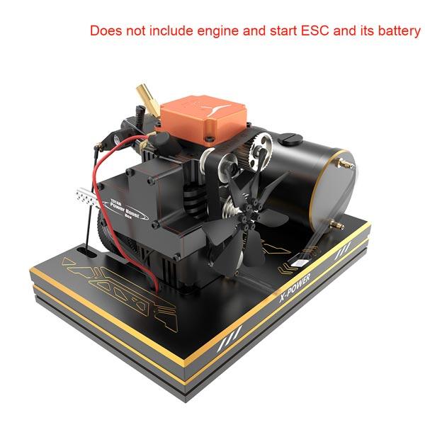 Toyan Engine Base Mount for FS-S100 FS-S100G Full Metal Bracket with Tank, Battery Box, One Key Start Button, ect. - enginediy