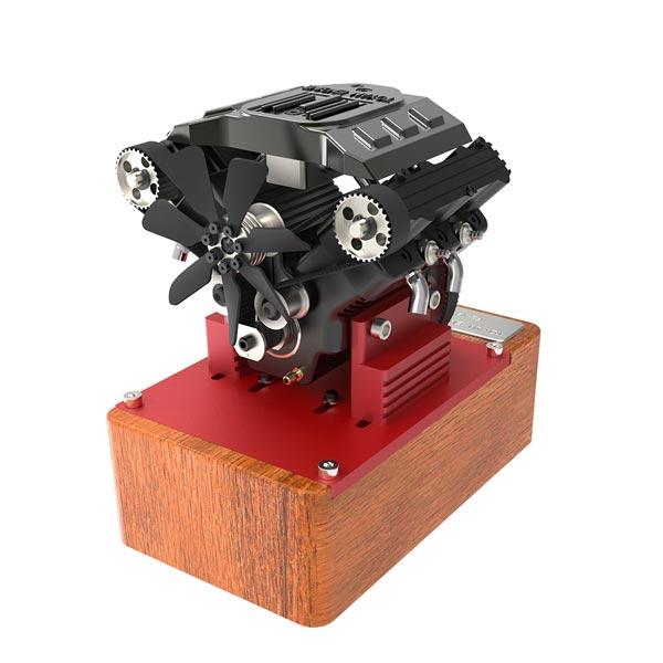 Toyan Engine V4 FS-V400A 4 Cylinder 4 Stroke Methanol RC Engine Model - Gift Collection - enginediy