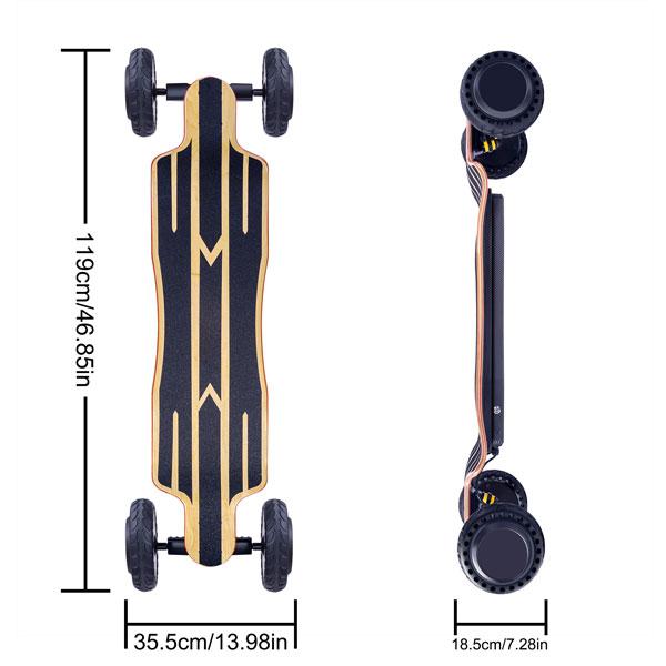 Upgrade Electric Skateboard BRT04 ALL-TERRAIN LONGBOARD Electric Skateboard - enginediy