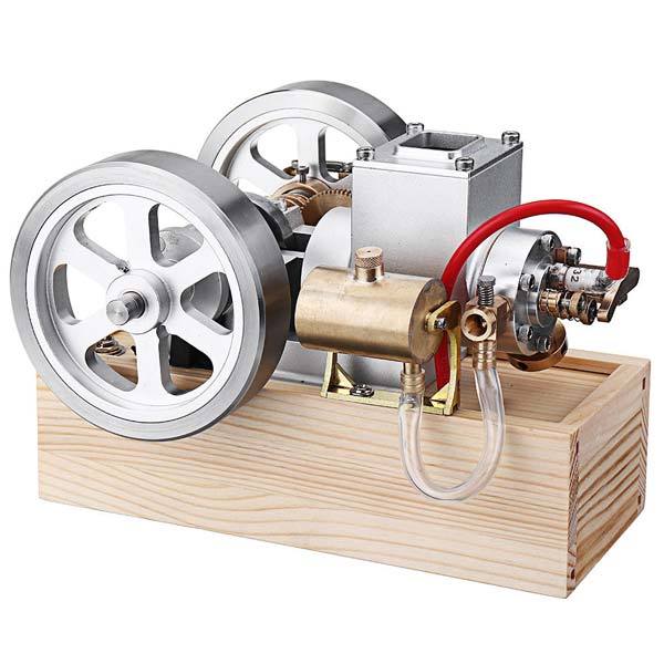 Upgrade Hit & Miss Gas Engine Full Metal IC Engine With Base Collection Gift - enginediy
