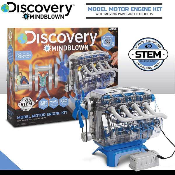 V4 Engine Model Kit - Build Your Own V4 Engine - Science Experiment STEM Toy - Enginediy - enginediy
