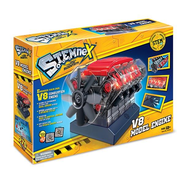 V8 Engine Model Kit - Build Your Own V8 Engine - Science Experiment STEM Toy - Enginediy - enginediy